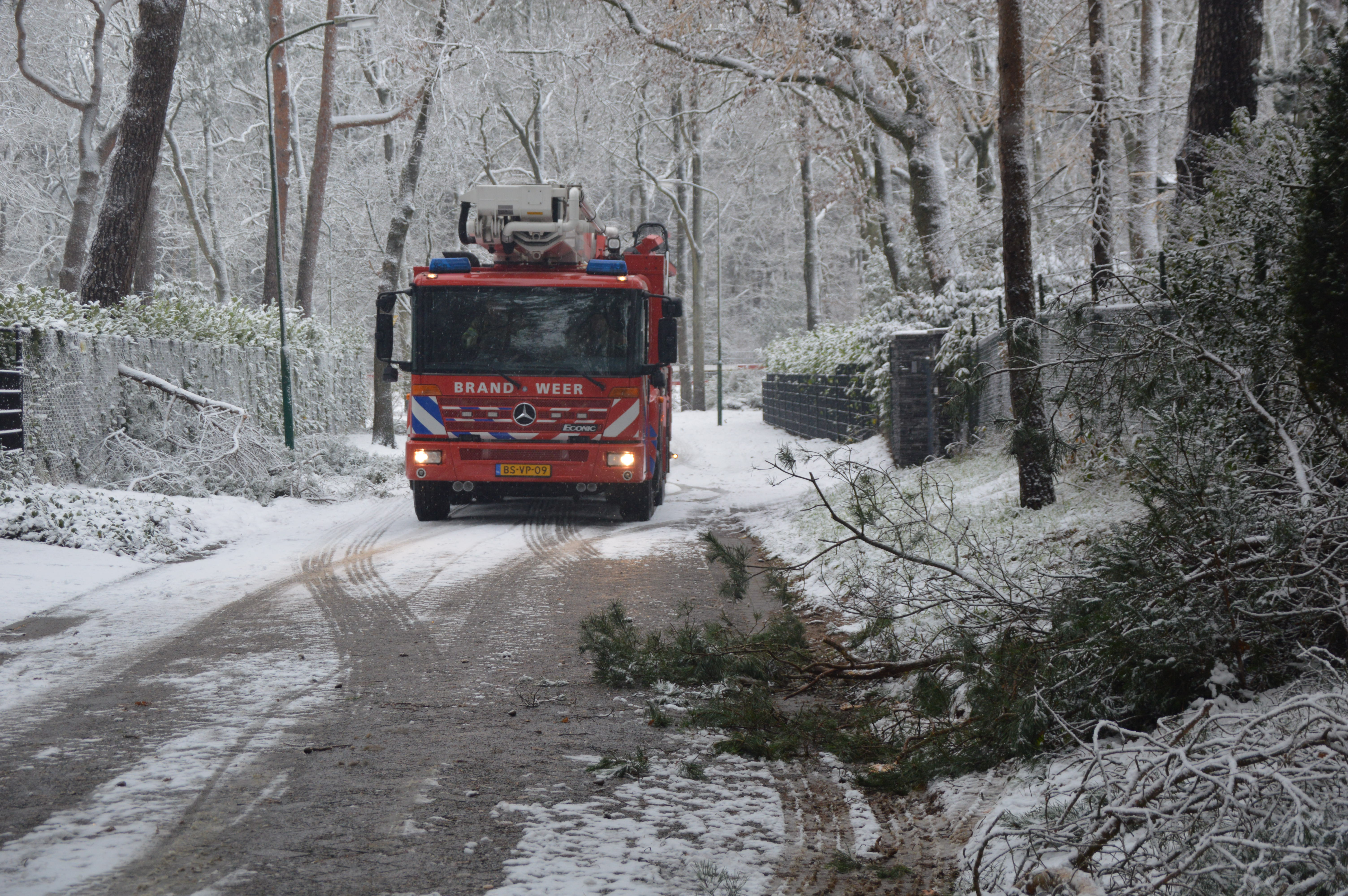Winters weer veroorzaakt overlast in Soesterberg