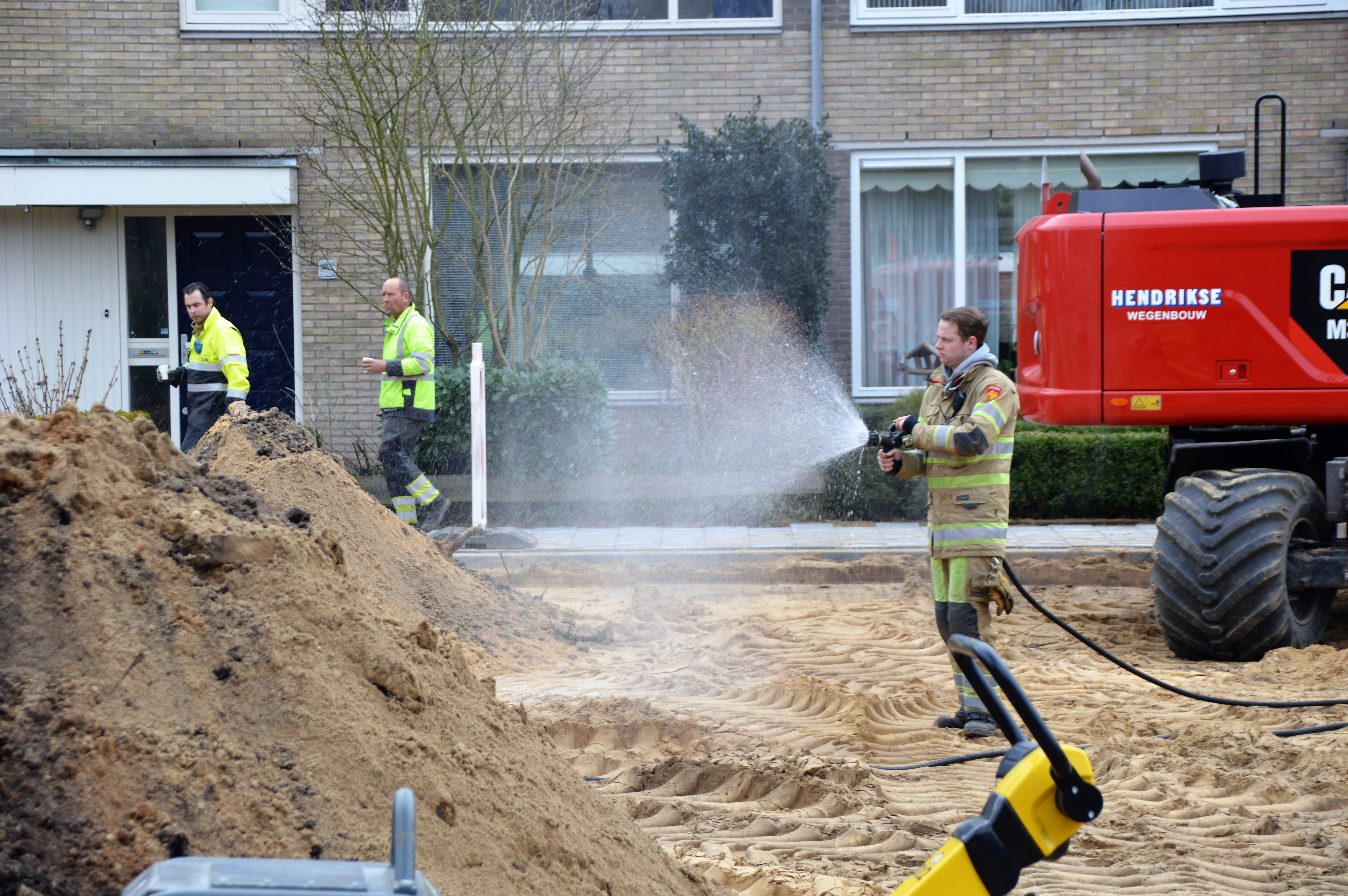 Huizen ontruimd door gaslek