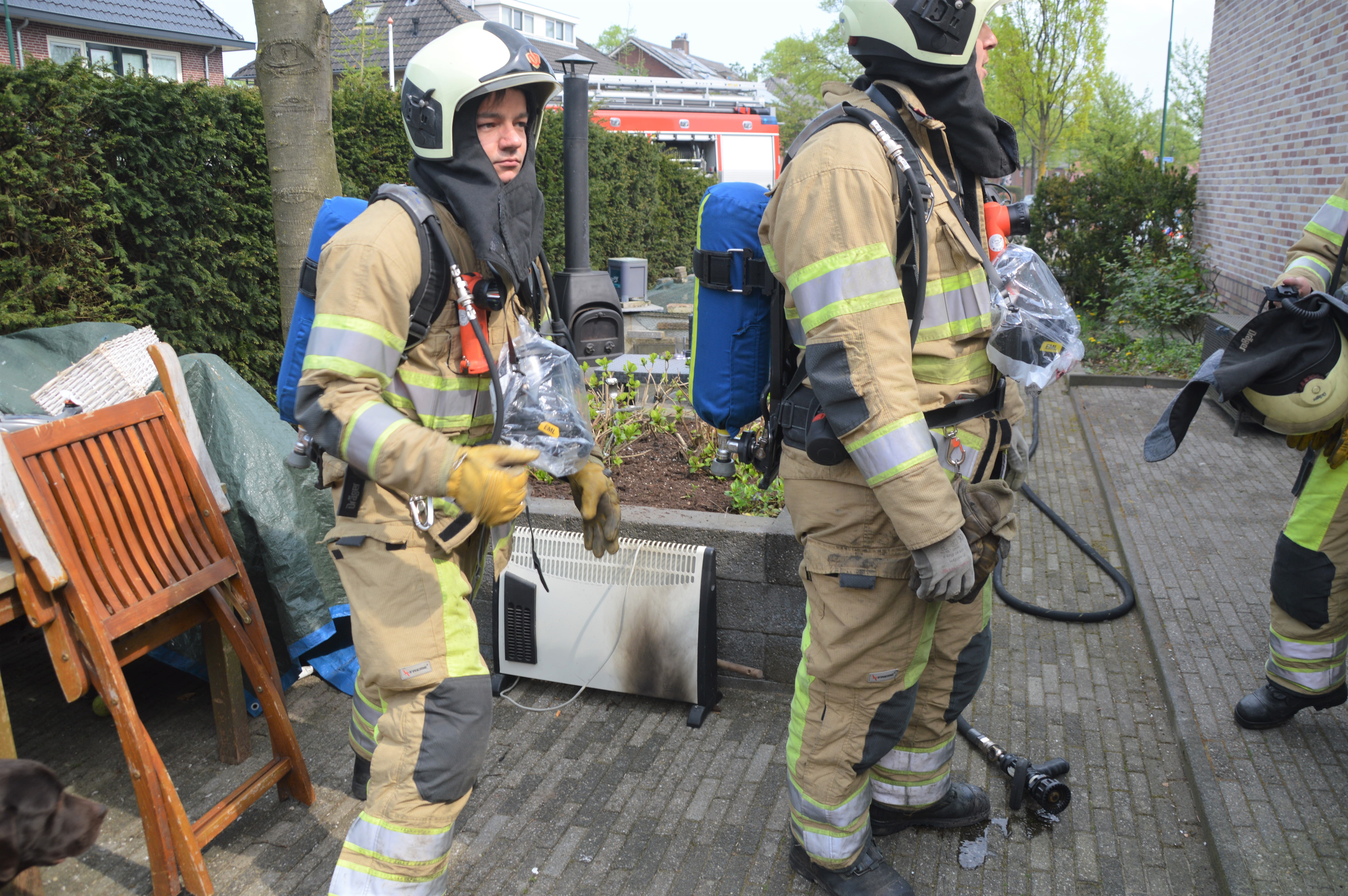 Brandje door kortsluiting tijdig ontdekt