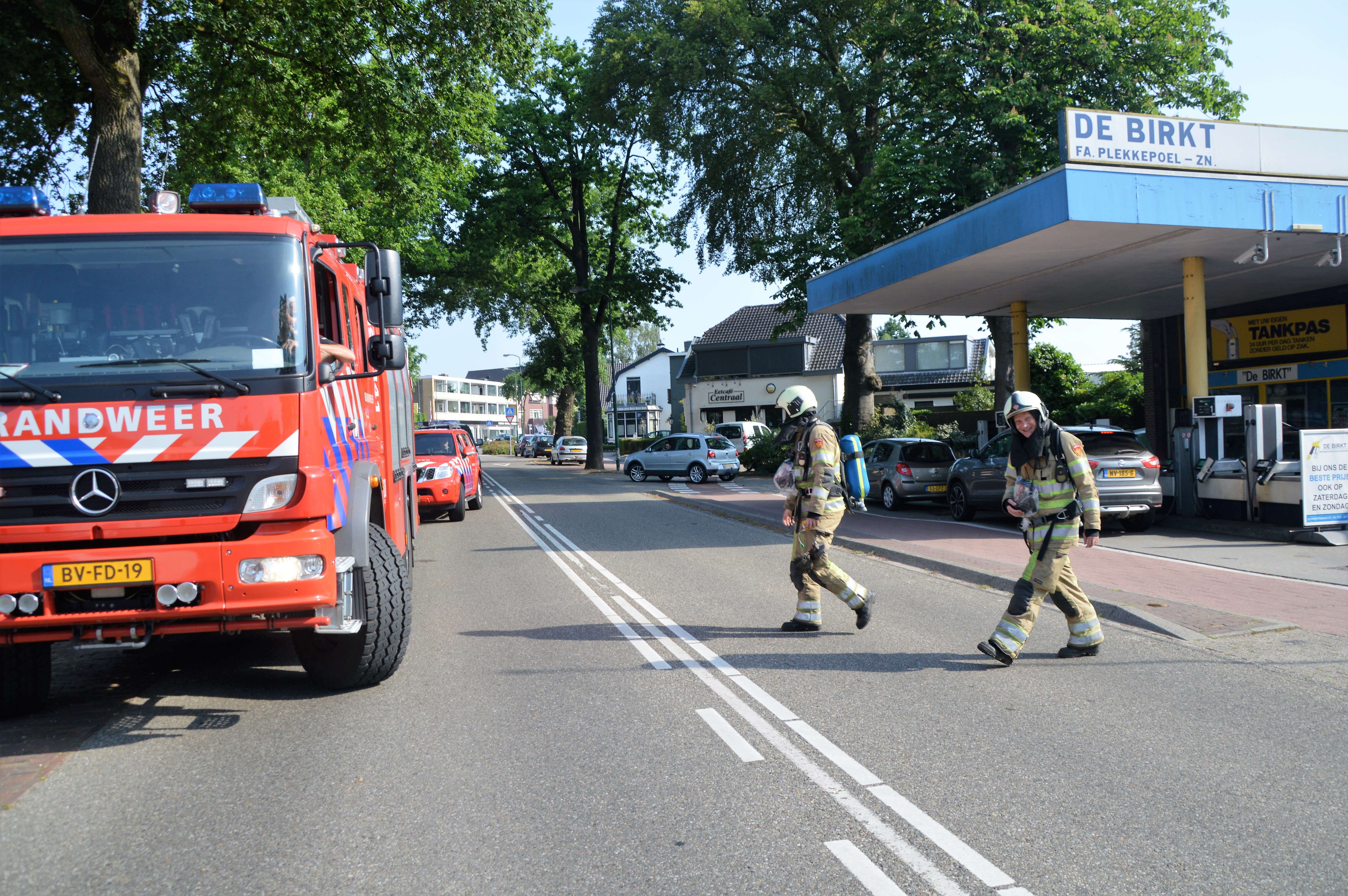 Gaslucht bij tankstation zonder gevolgen