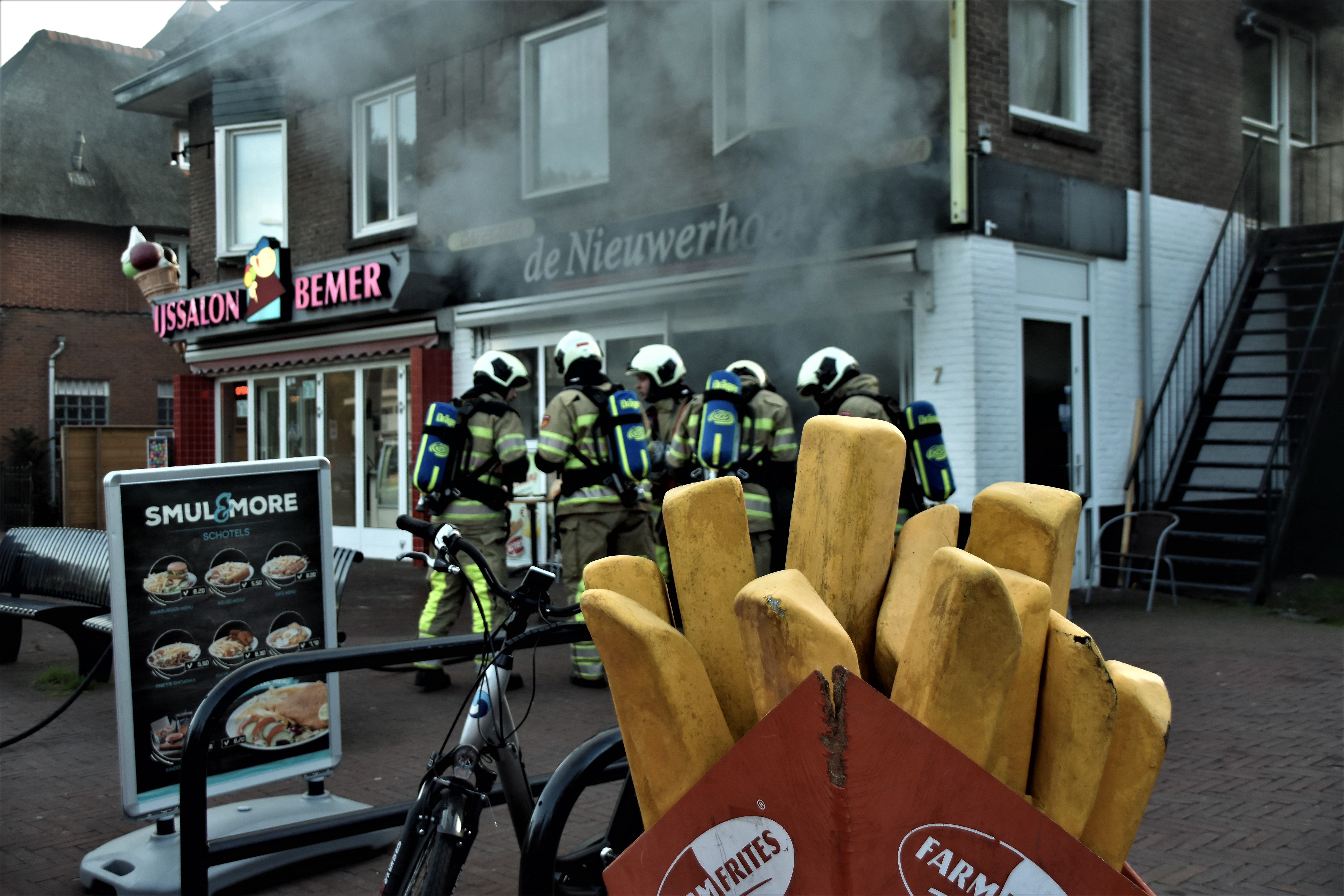Tweede brand binnen half jaar in cafetaria