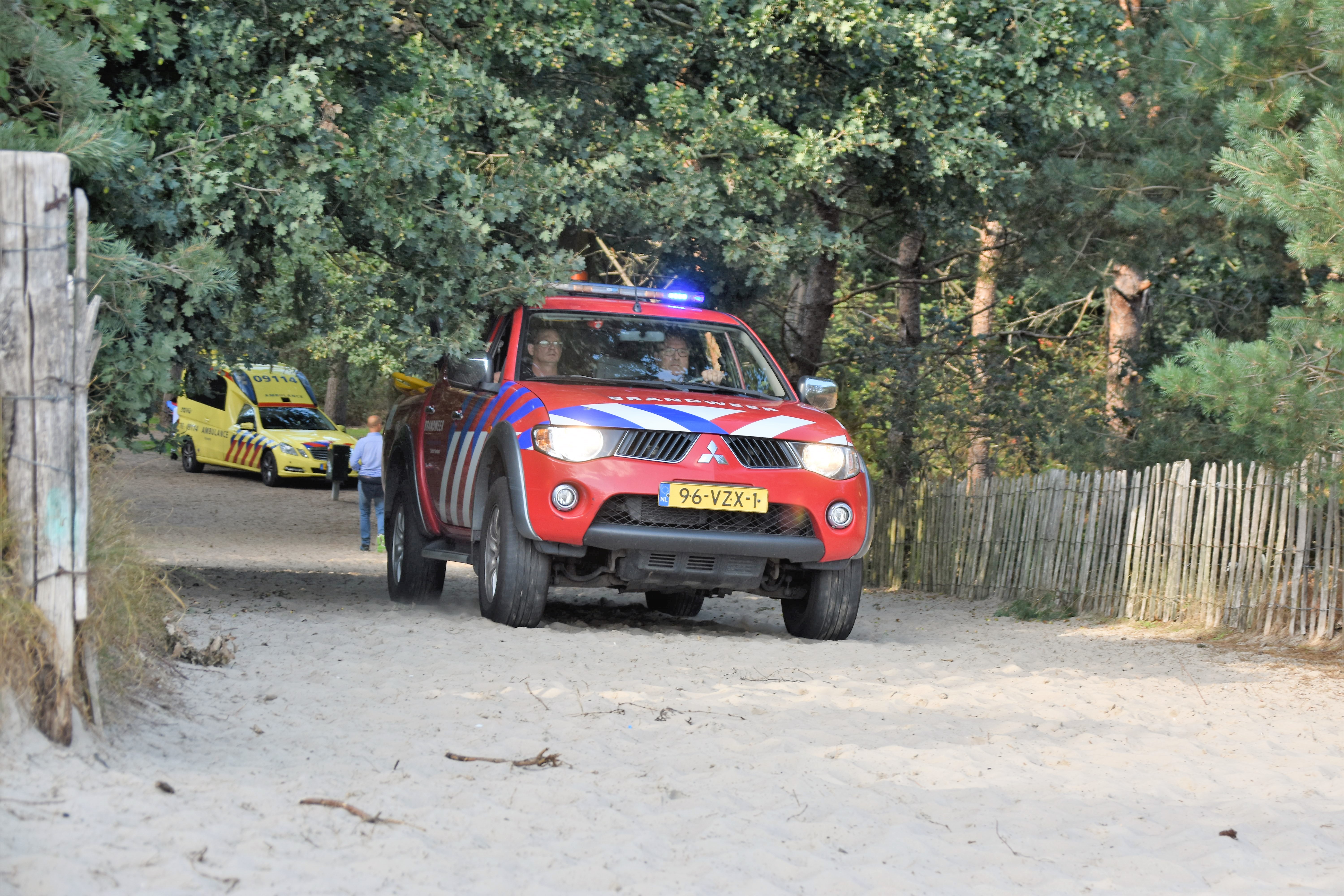 Man breekt been bij val uit boom in duinen