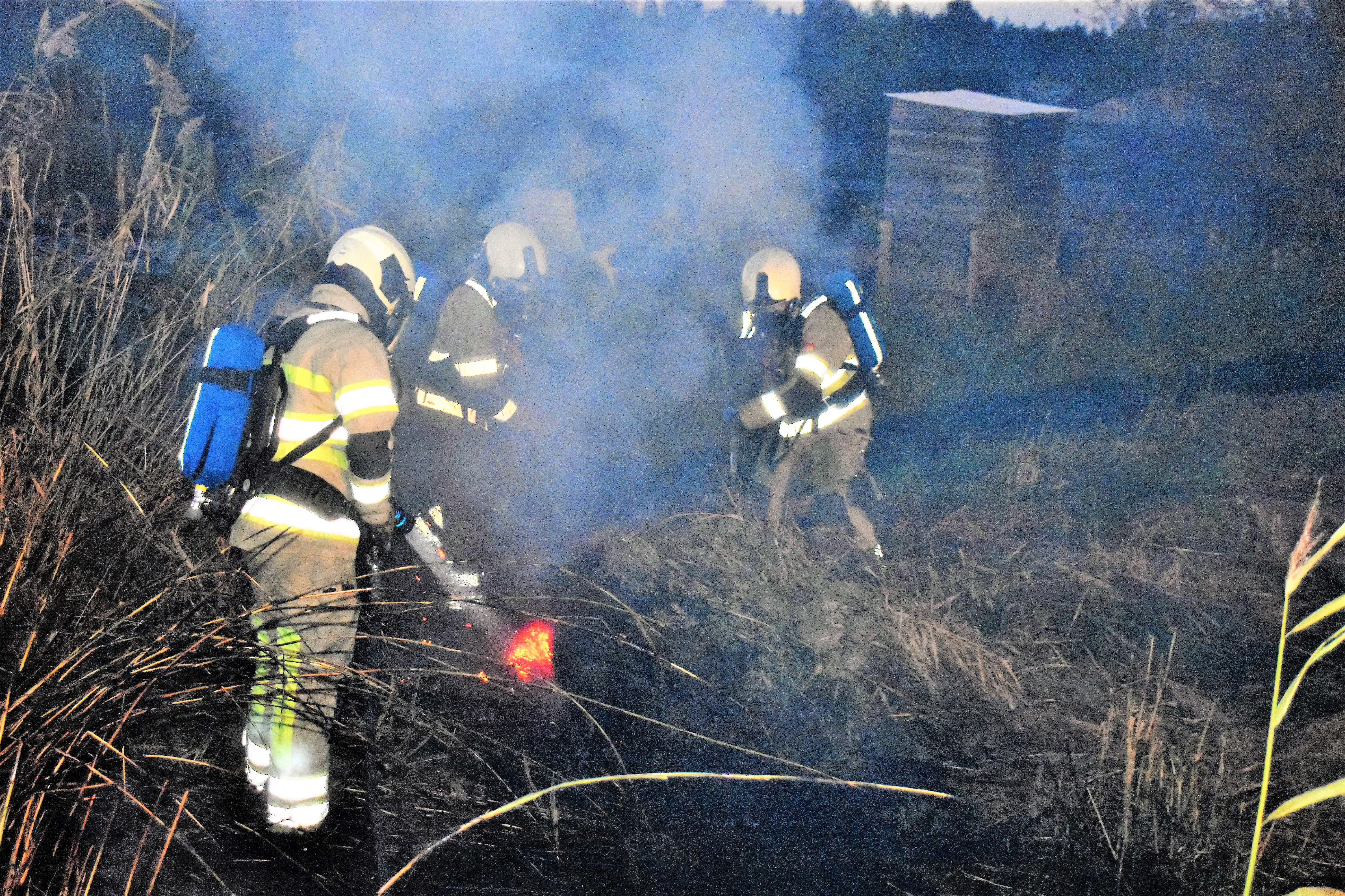 Gebouwbrand blijkt afvalbrand