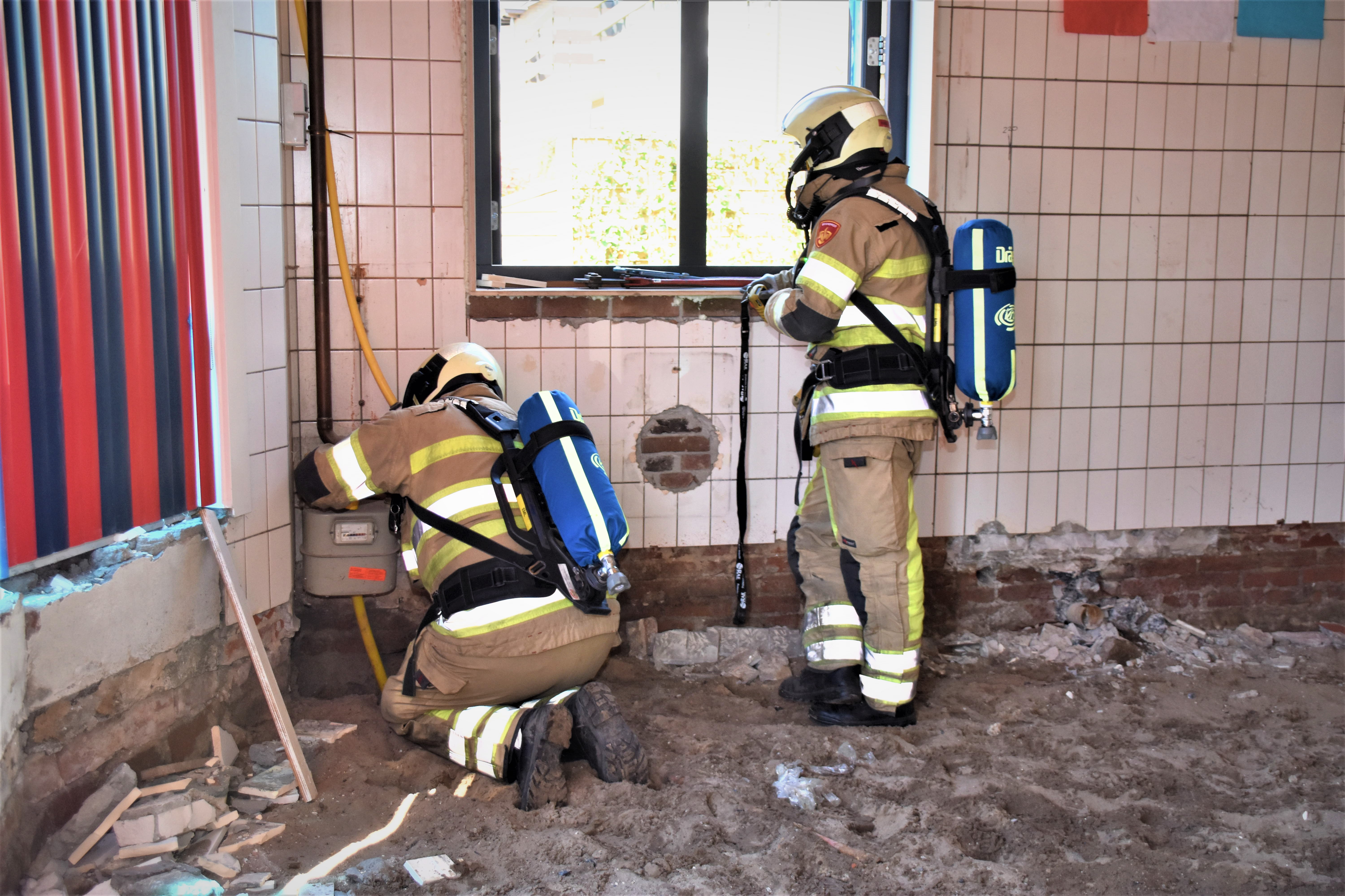 Gaslek ontdekt tijdens verbouwing