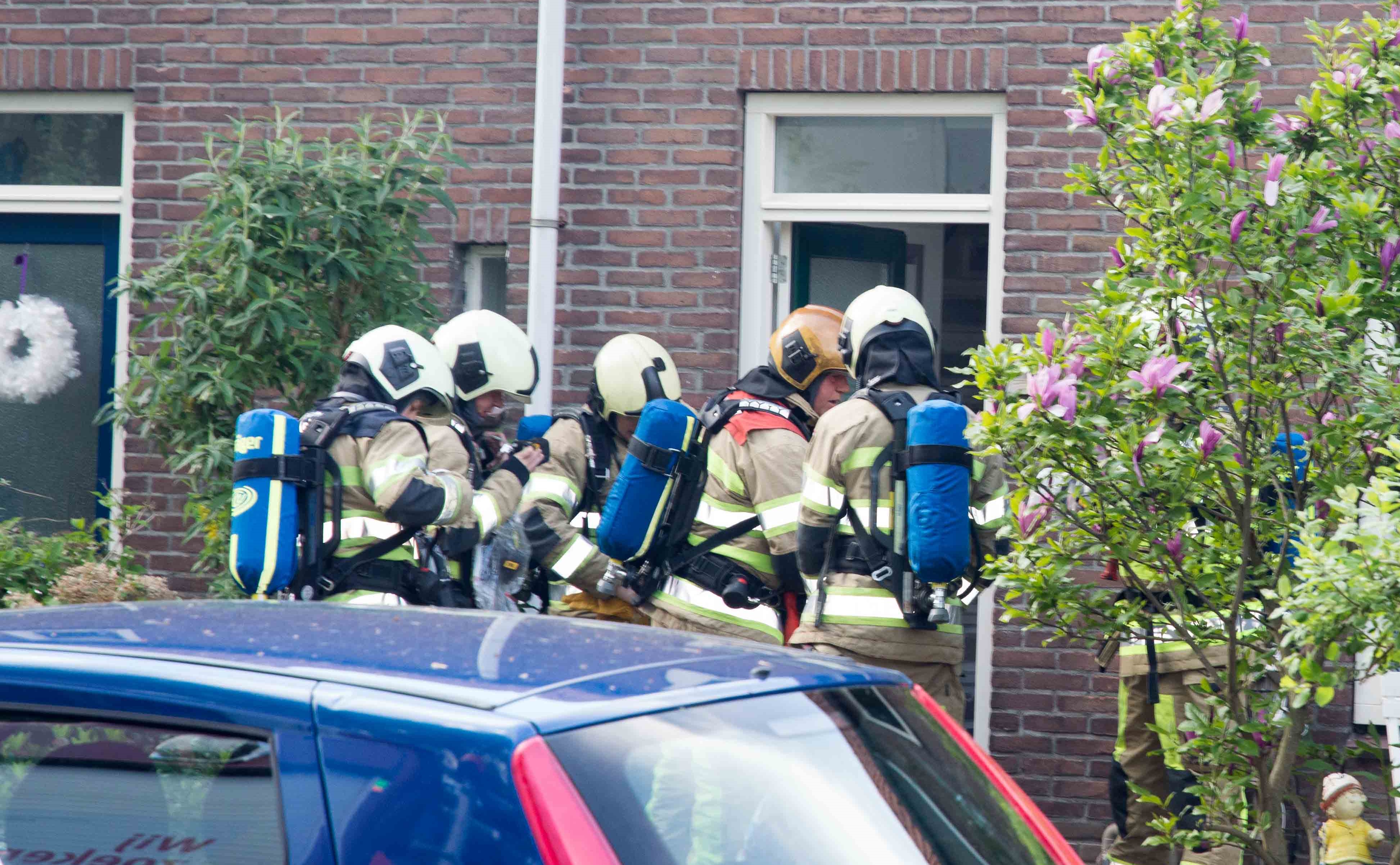 Kelderbrand door hittestraling