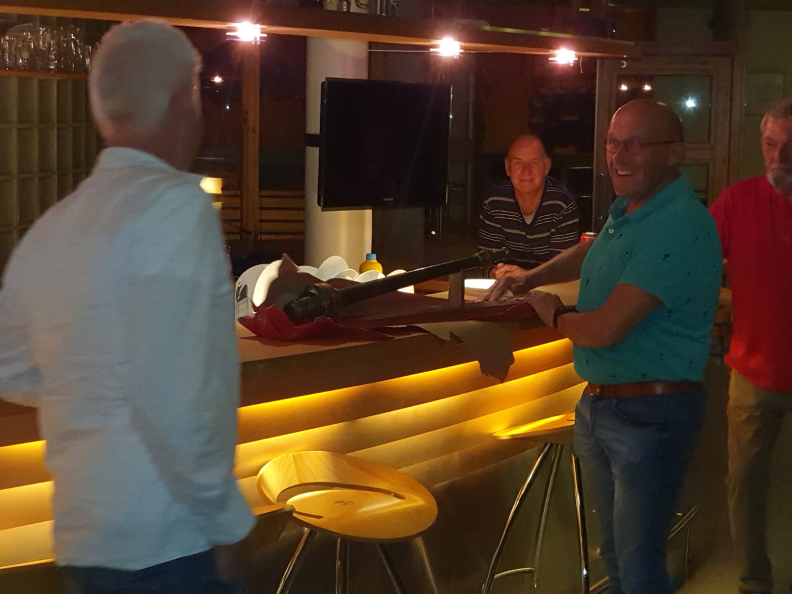 Laatste oefenavond voor Harrie