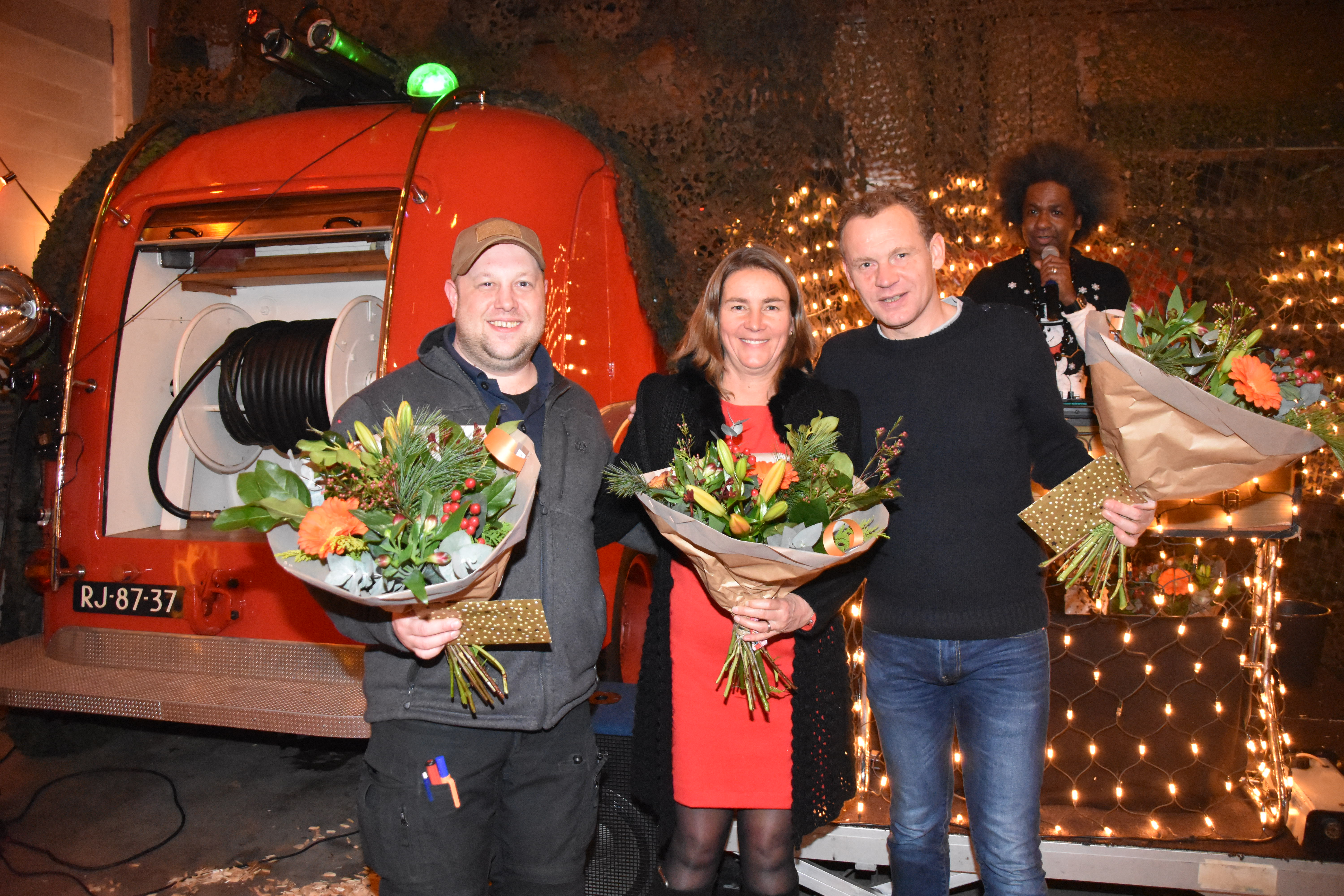 Afscheid en huldiging jubilarissen op kerstevent
