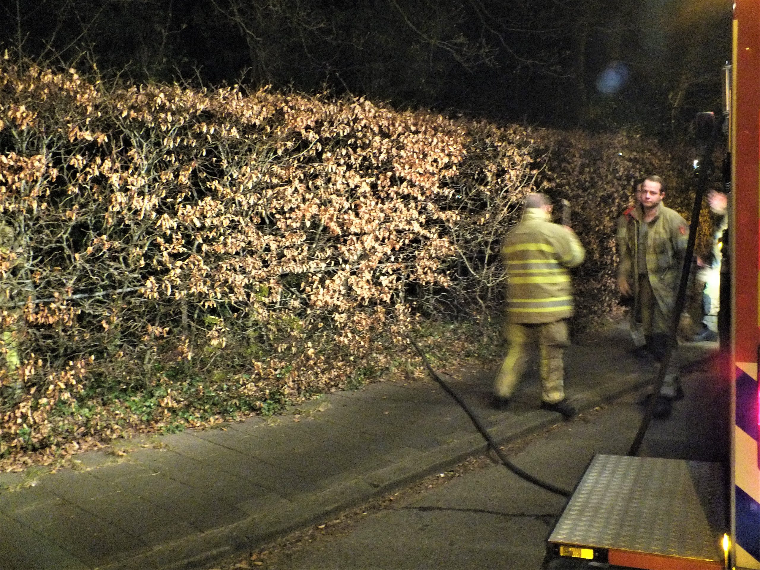 Vuurwerk oorzaak buitenbrand