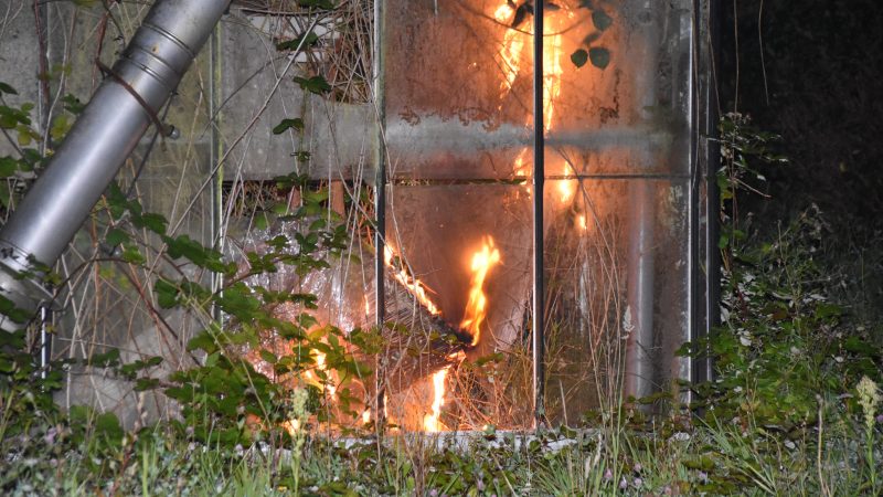Brand in kas voormalige kwekerij