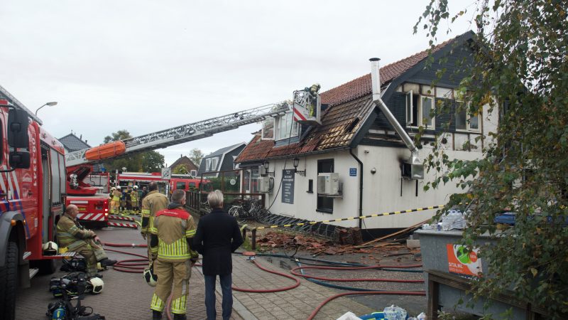 Bijna vijf uur druk met bestrijden brand in d’Oude Enghe