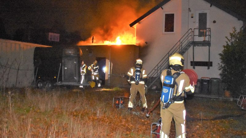 Uitslaande brand in pand dagbesteding Amerpoort