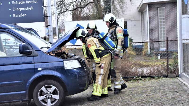 Rook in camper door defecte uitlaat