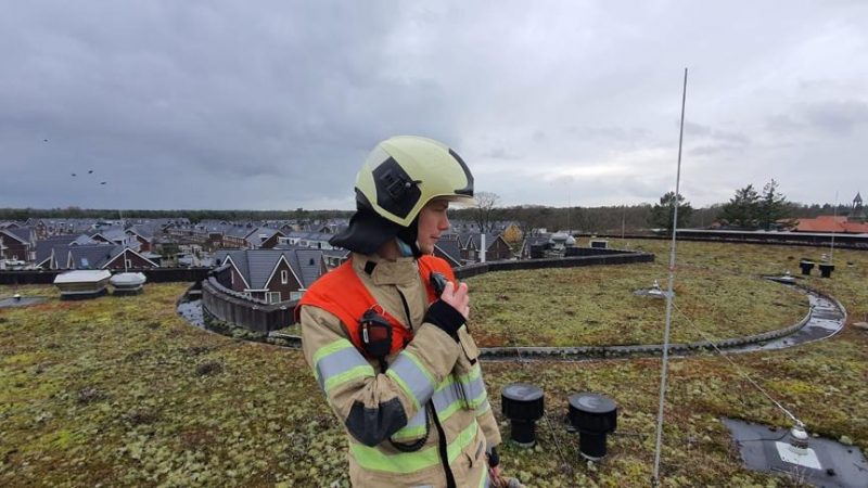 Vlam in pan in woonlocatie Abrona