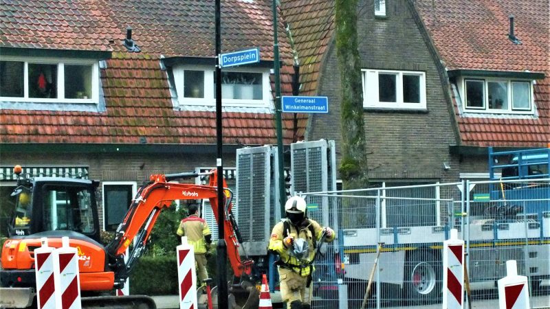 Huizen ontruimd door gaslek