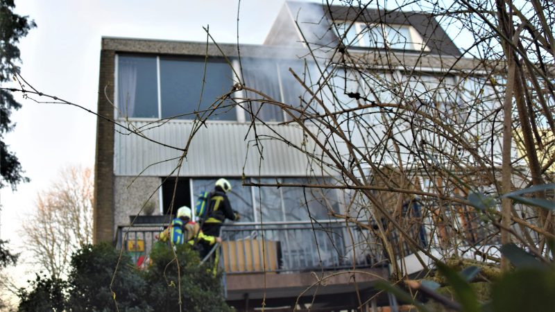 Gewonde bij brand op balkon