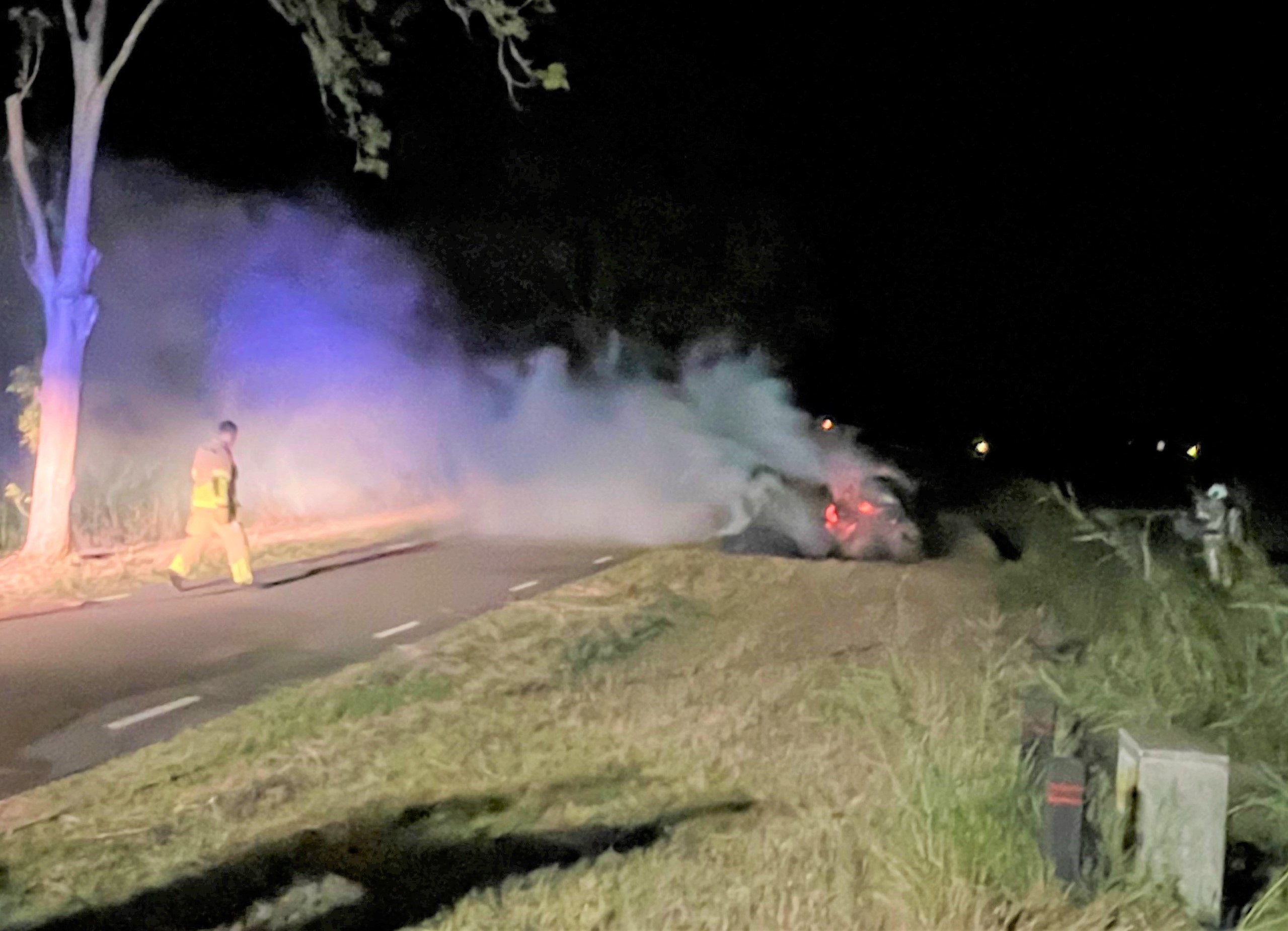Brandweer langdurig bezig met hooibrand