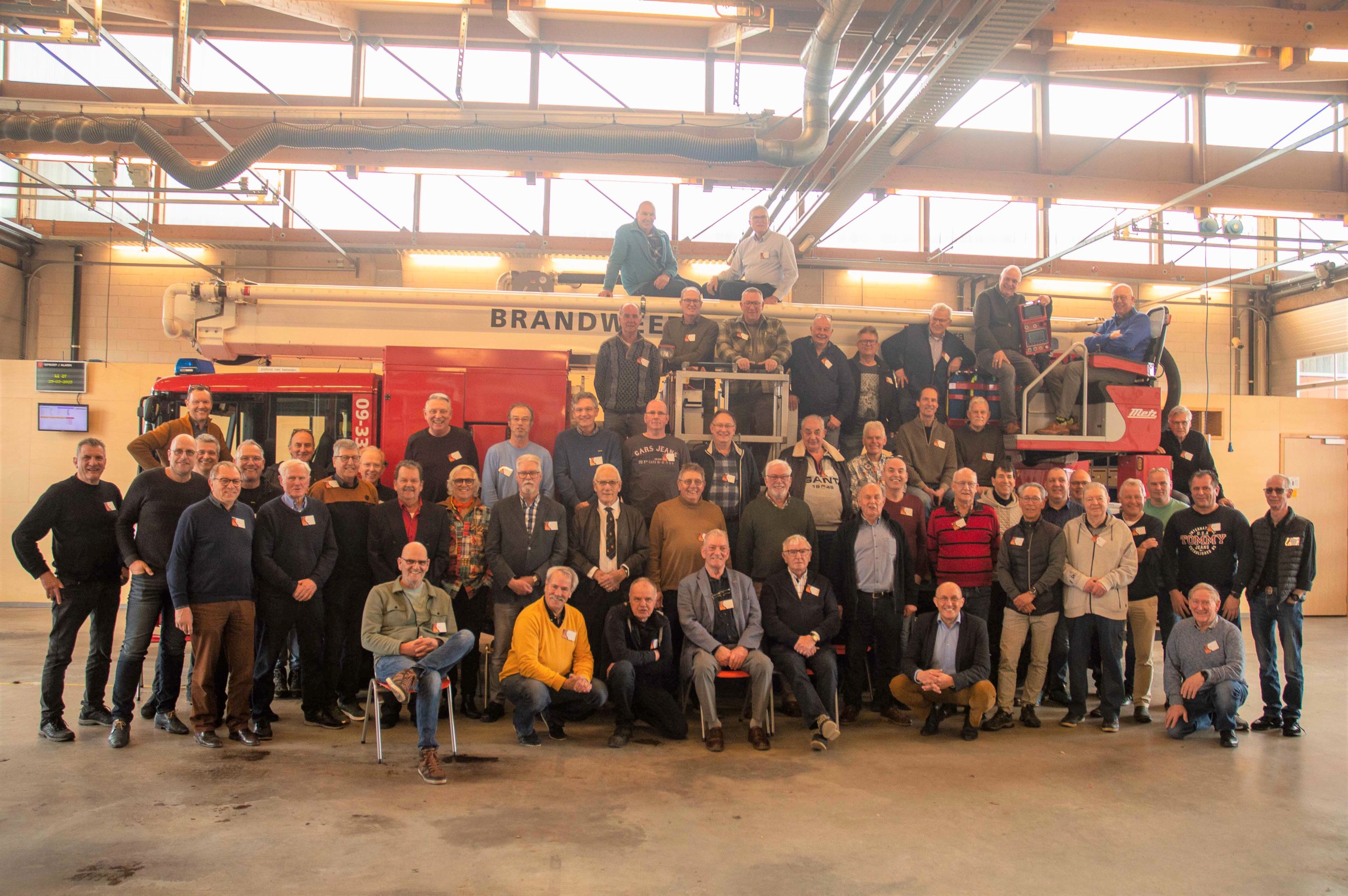 Oud ontmoet jong bij brandweer