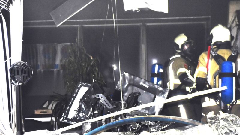 Grote schade door brand in gemeentehuis