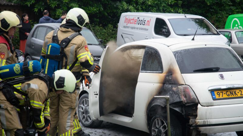 Buurtbewoner blust autobrand