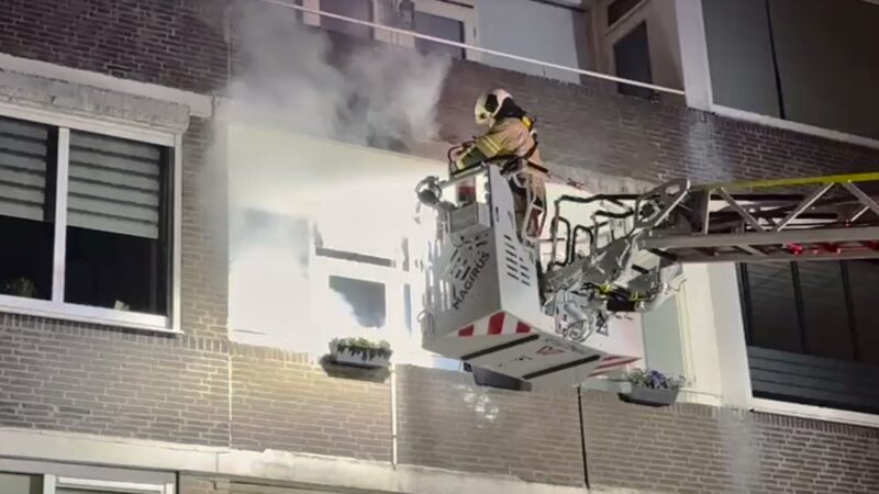 Schade door balkonbrand in Soest
