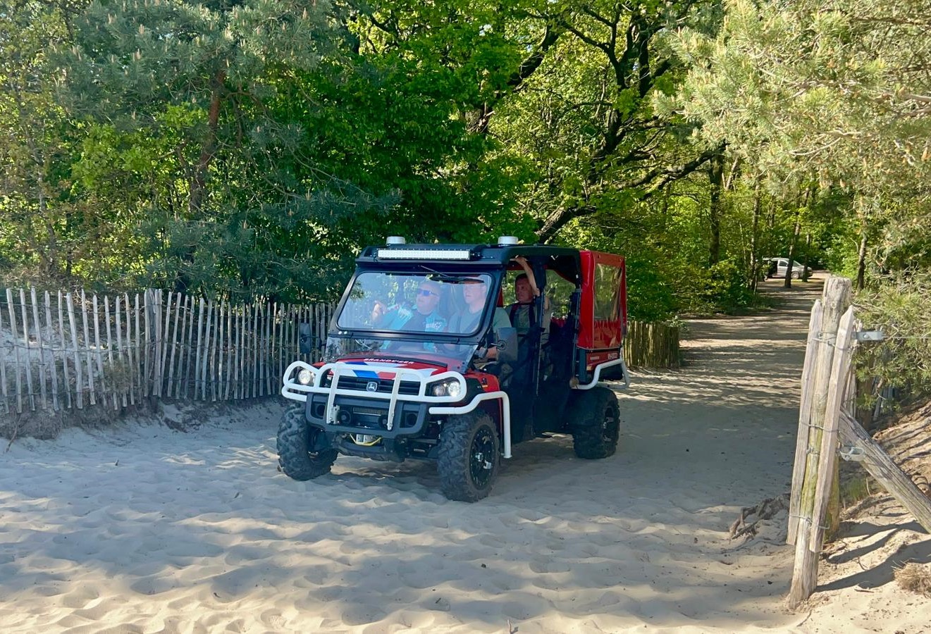 Ongeluk in duinen: speciaal voertuig ingezet